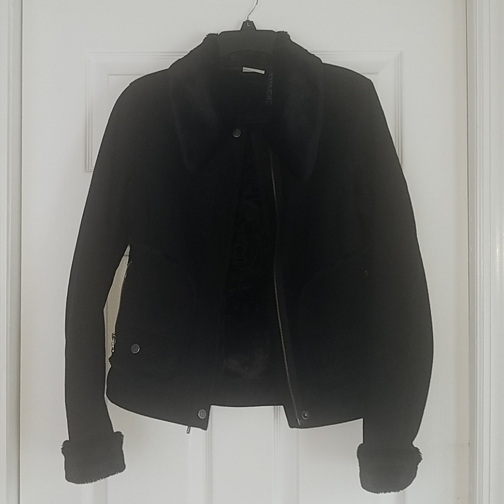 Harley Davidson Suede/Faux Jacket